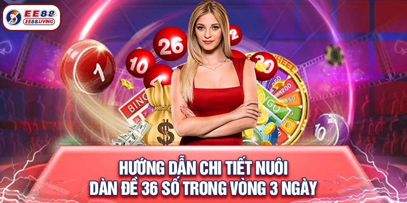 Hướng dẫn chi tiết nuôi dàn đề 36 số trong vòng 3 ngày